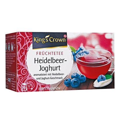 Фруктовый чай KING'S CROWN HEIDELBEER-JOGHURT | отзывы