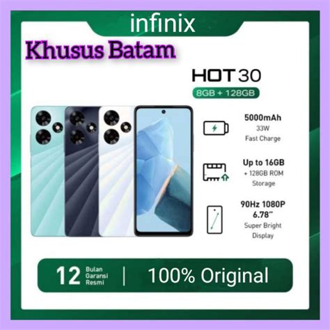 Jual INFINIX HOT RAM GB GB NFC GARANSI RESMI HANDPHONE ANDROID KHUSUS BATAM Shopee