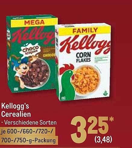 Kellogg S Cerealien Angebot Bei METRO