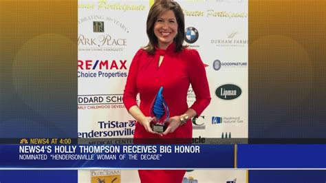 News4s Holly Thompson Receives Hendersonville Woman Of The Decade