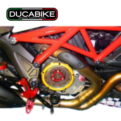 Carter Embrayage Huile Transparent Argent Or Ducabike Ducati DIAVEL