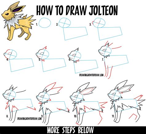 Step By Step How To Draw Pokemon Characters Thomas Yespire