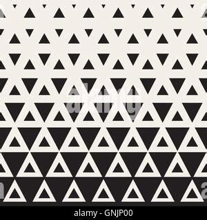 Halftone Triangular Pattern Vector Black And White Triangle Halftone