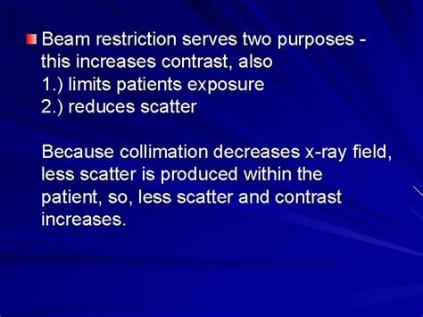 Radiography Technique Exposure Factors Kvp Energy Of Xrays