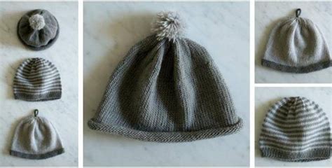 Knitted Newborn Hats Free Pattern