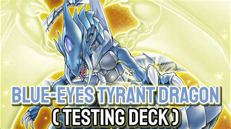 Ygopro Blue Eyes Tyrant Dragon Testing Deck Youtube