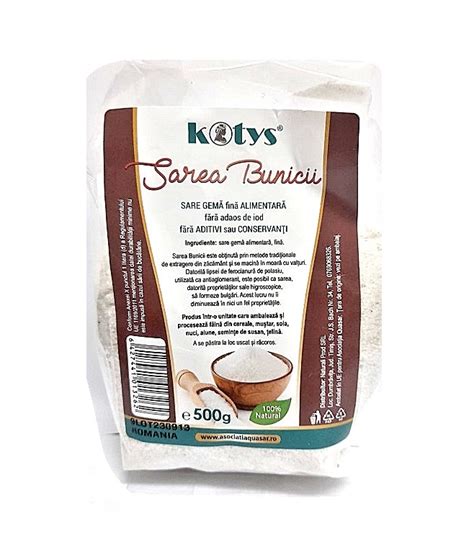 Sarea Bunicii 500 G Kotys La 3 70Lei Nutriplantmed Ro