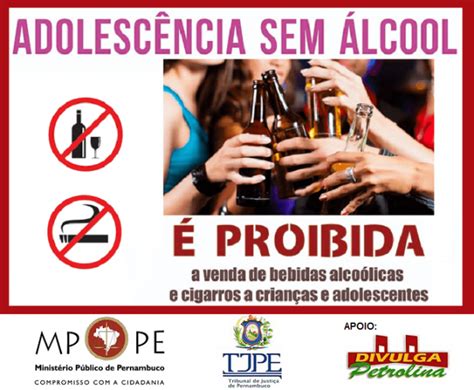 Vender ou fornecer bebida alcoólica e cigarro a menor é crime DIVULGA