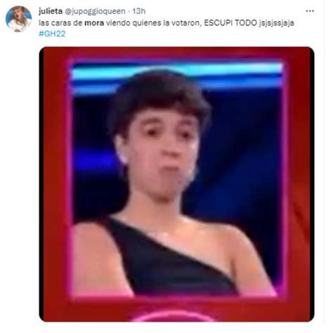 Gran Hermano 2022 La Reacción De Mora Al Ver La Votación De Sus