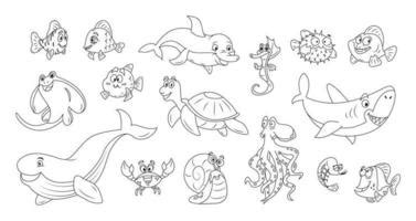 Underwater Animals Coloring Pages