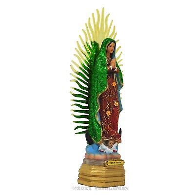 ValuueMax Our Lady Of Guadalupe Statue Finely Detailed Resin 8 Inch