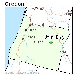 John Day Oregon Map - Allina Madeline