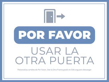 Crea Un Cartel De Privado Para Imprimir