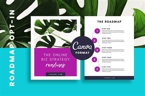 Canva Roadmap Template 