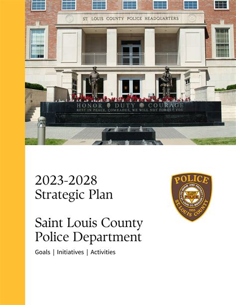 Saint Louis County Police Department Strategic Plan By