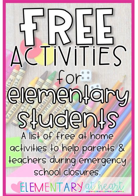 Fun Activities For Elementary Students