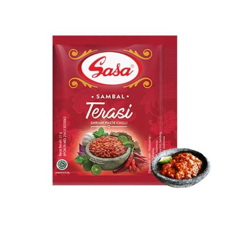 Jual Sasa Sambal Terasi Sachet X G Shopee Indonesia