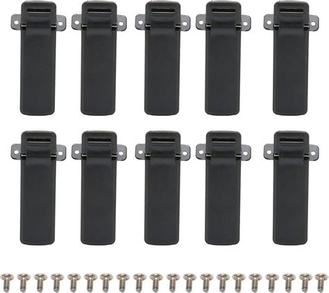 Radio Belt Clip Radio Belt Clip Plastic 10pcs Radio Belt Clip Replacement Walkie