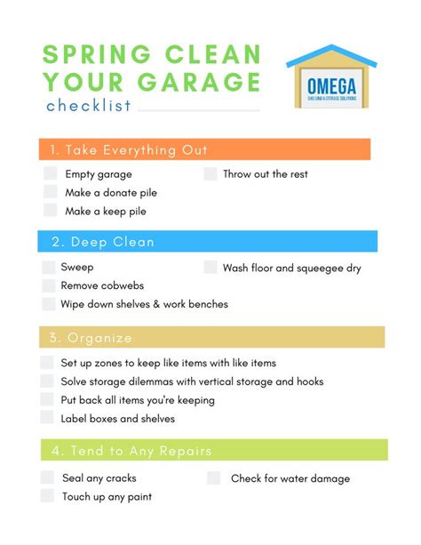 Spring Clean Your Garage Spring Cleaning Clean Garage Garage