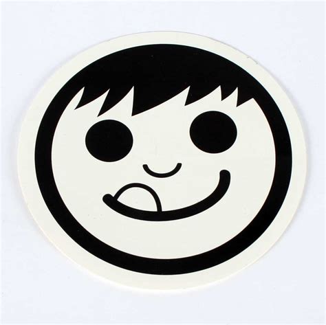 Neff - Brand Logo Sticker in White/Black