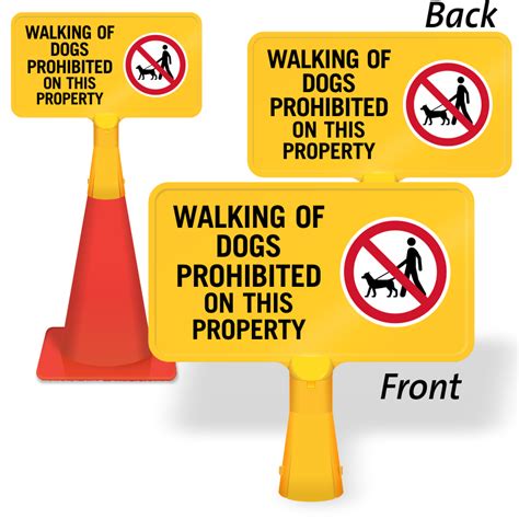 Dog Walk Signs From 8