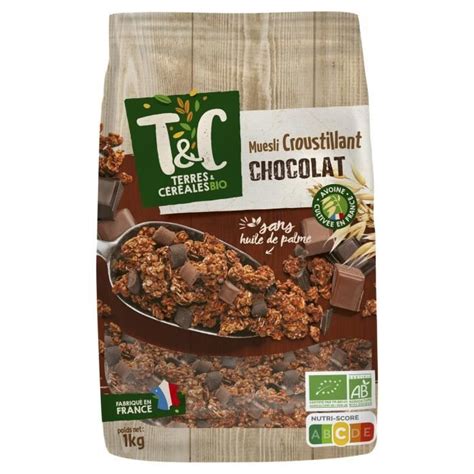 Lot De Terres Et Cereales C R Ales Muesli Croustillant Chocolat