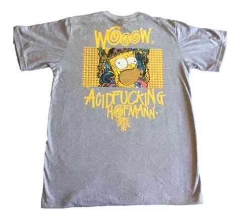 Camiseta Chronic Original Acid Fucking Hofmann Homer Simpson