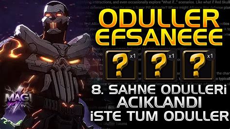 EFSANE ÖDÜLLERRRRR 8 SAHNE ÖDÜLLERİ AÇIKLANDI MAGİ TV MCOC YouTube