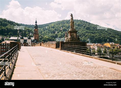 Old bridge in Heidelberg, Germany, during the summer Stock Photo - Alamy