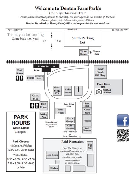 Map Denton Farmpark