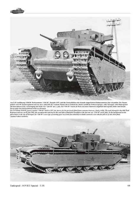 T-35 Der sowjetische "Koloss der Ostfront" - Entwicklung, Baulose ...