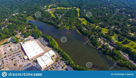 Aerial View Of Daphne Alabama Stock Photo Image Of Waterfront