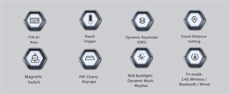 Amazon GK GAMAKAY TK68 HE Rapid Trigger Mechanical Keyboard Hall Effect Hot Swap Magnetic