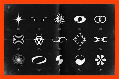 Chrome Vector Abstract Shapes Bundle On Behance