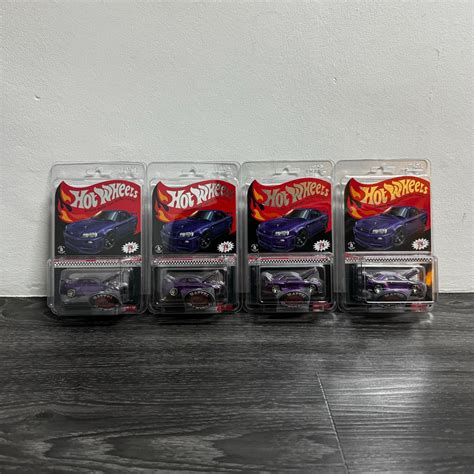 Hot Wheels Nissan Skyline GT R R34 RLC Purple Membership Car Club Exclusive Hobbies Toys