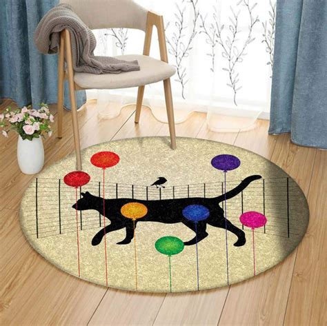 Mononus Cat Limited Edition Round Carpet Rcdd F Mononus