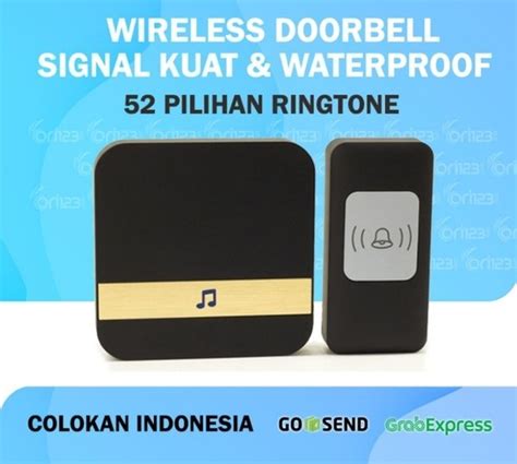 Jual Bel Rumah Wireless Door Bell Pintu Waterproof Tz Receiver Di