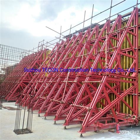 Tecon China Factory Steel Single Side Subway Wall Formwork System