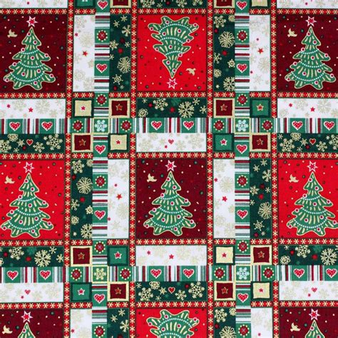 4 Fat Quarters Bundle Festive Sparkle Overdale Fabrics