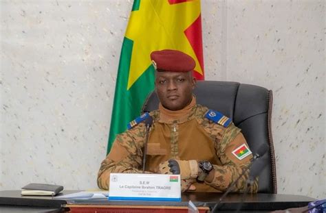 Burkina Faso le message du Président de la Transition Chef de l État