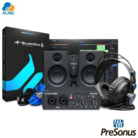PreSonus AudioBox USB 96 25th - Paquete completo de grabación