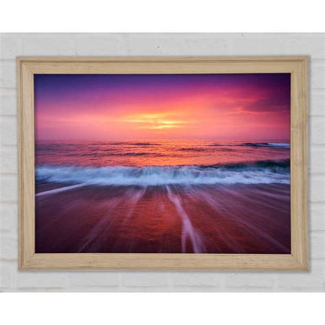 Haus Am Meer Gerahmtes Leinwandbild Stunning Ocean Movement Wayfair De