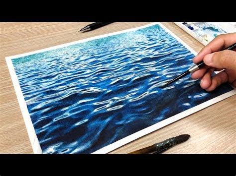 Painting Ocean in Watercolor | Watercolor ocean, Art tutorials ...