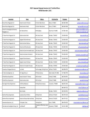 Fillable Online Portal Ct Gov MediaPOST C Approved Polygraph