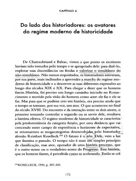 François Hartog Crer Em História Cap 4 Pdf