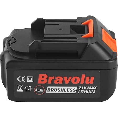 Bravolu Batteria V Max Xr Agli Ioni Di Litio Ah Amazon It Fai