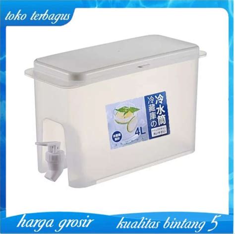 Jual Dispenser Kulkas Air Minum 4 LITER Tempat Minuman Portable Galon