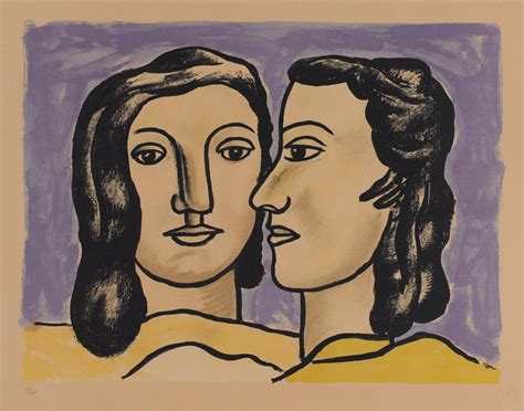 Lot FERNAND LEGER French 1881 1955 Les Deux Visages 1951