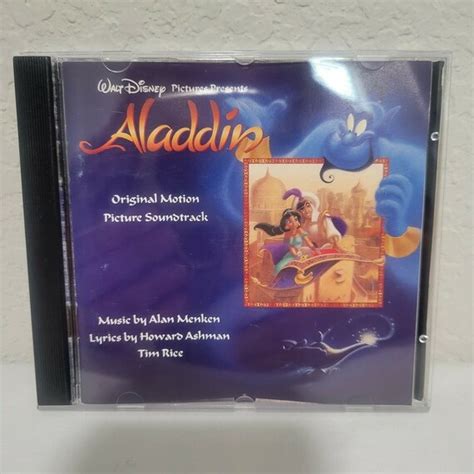 Walt Disney Aladdin Soundtrack 1992 Alan Menken Robin Williams | Etsy