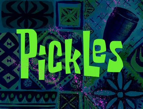 Pickles - Every SpongeBob Frame In Order